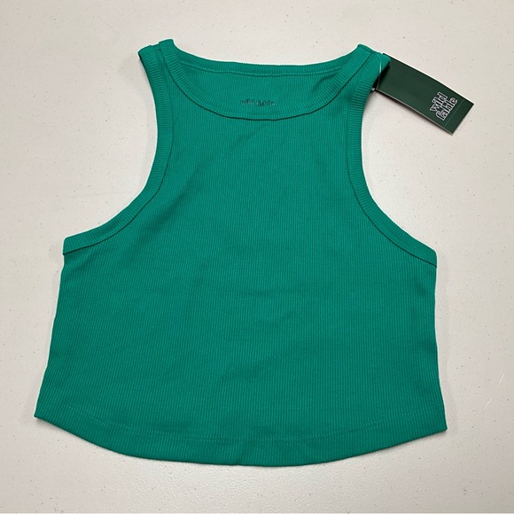 Women Tiny Tank Top Teal Green Size XL - Picture 4 of 5